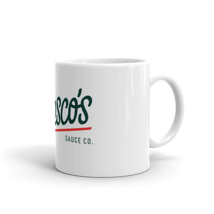 Tedesco's White Glossy Mug